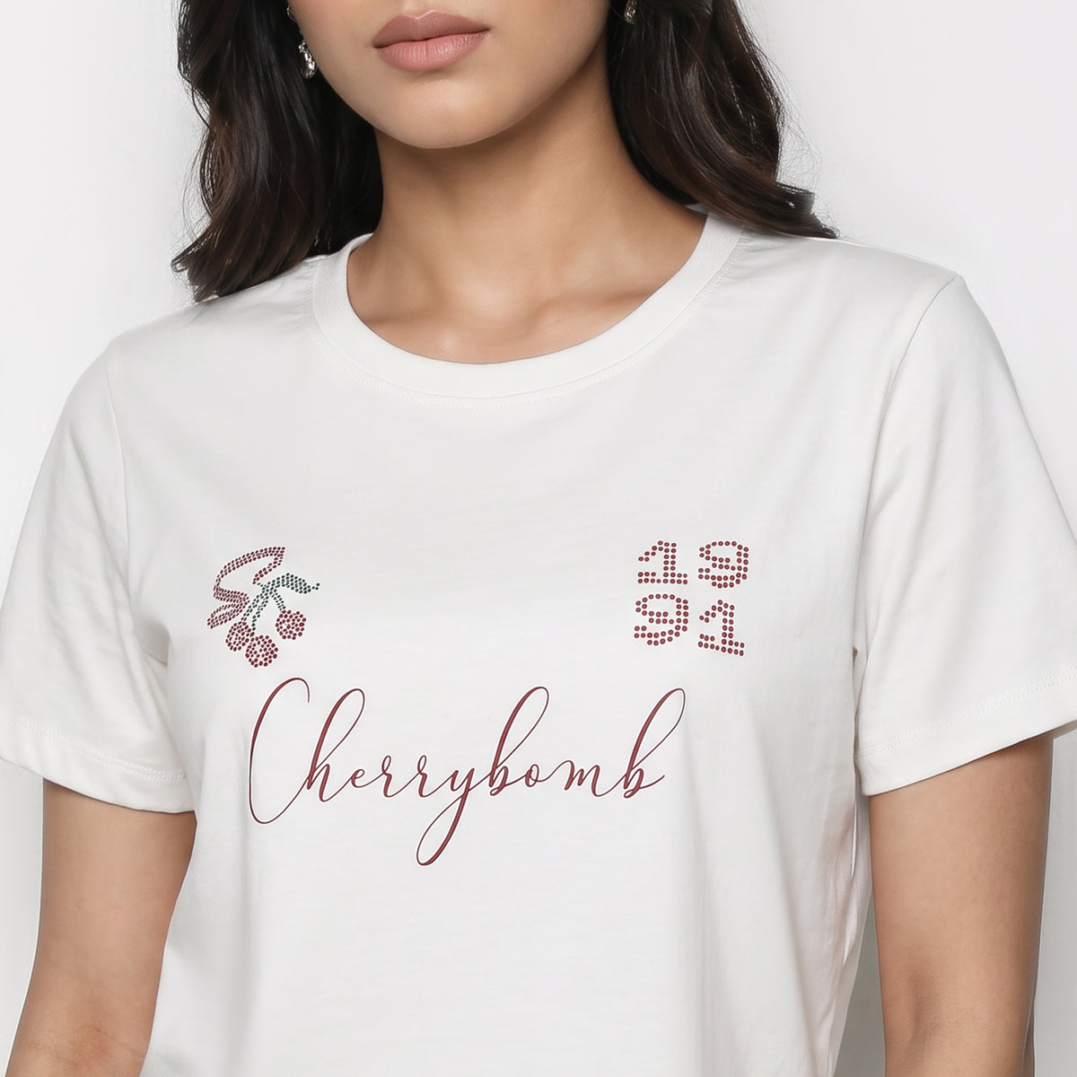 Cotton Graphic Slim T-Shirt
