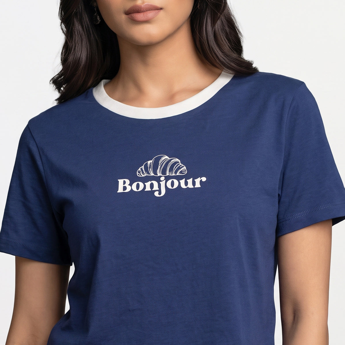 Cotton Slim Fit Printed T-Shirt