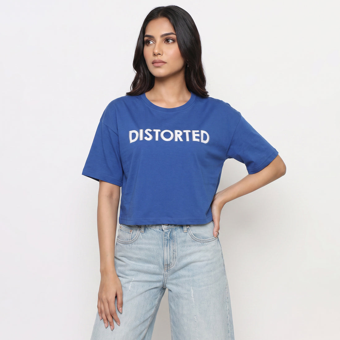 Cotton Graphic Boxy T-Shirt