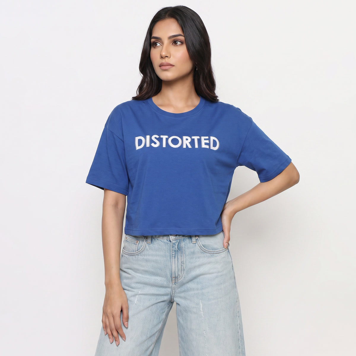Cotton Graphic Boxy T-Shirt
