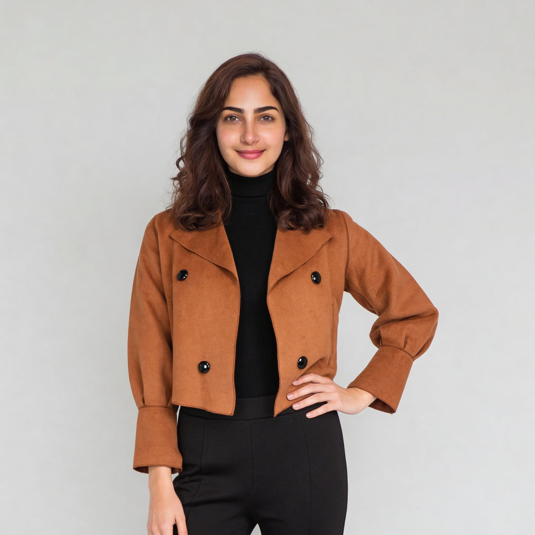 Full Sleeve Solid Jacket