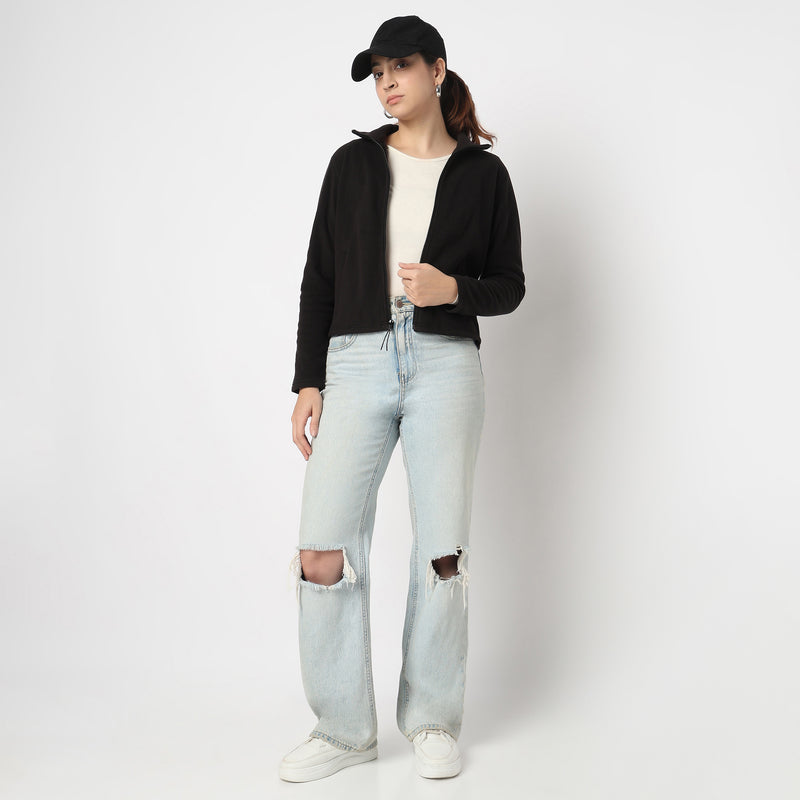 Premium Comfy Polair Fleece High Neck Jacket