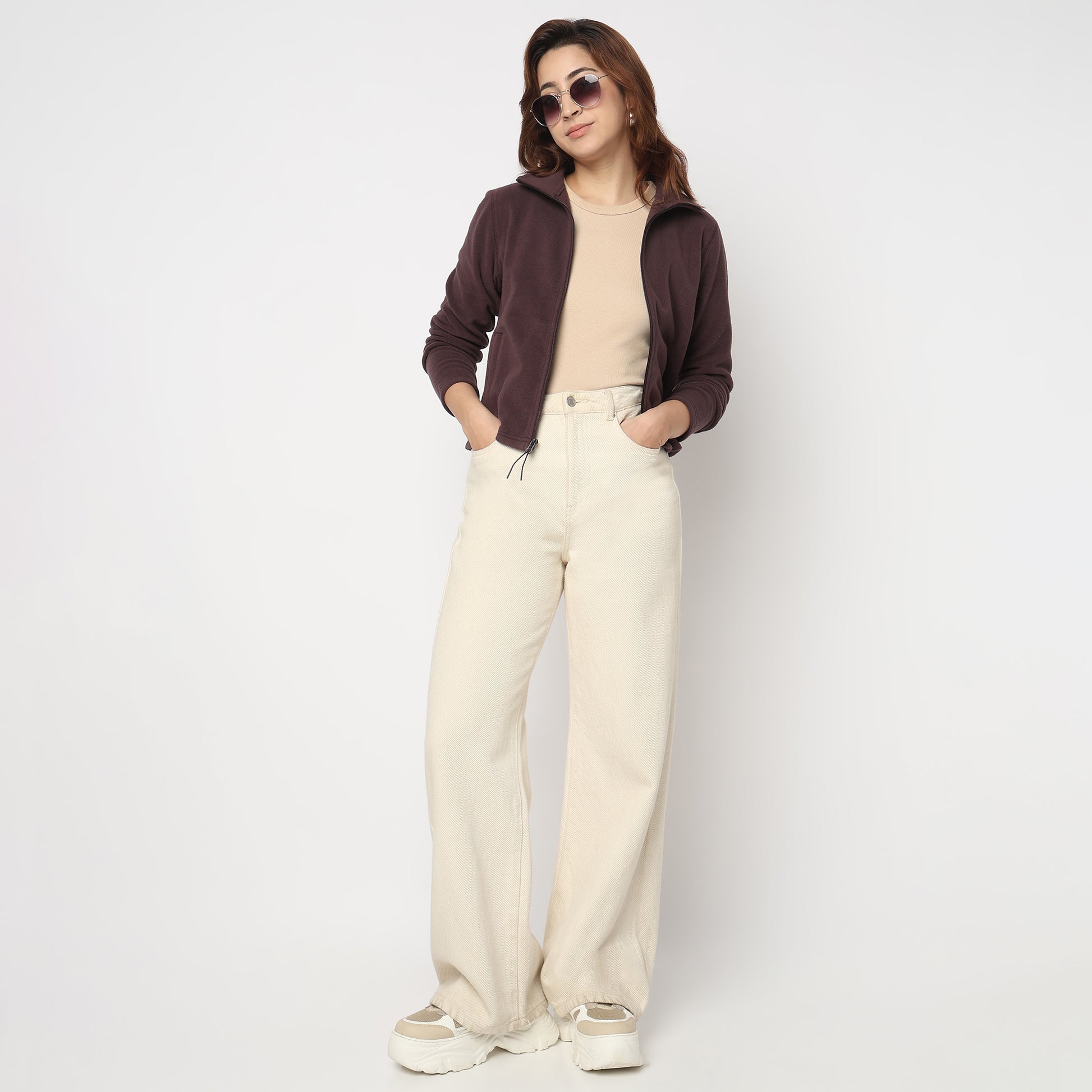 Premium Comfy Polair Fleece High Neck Jacket