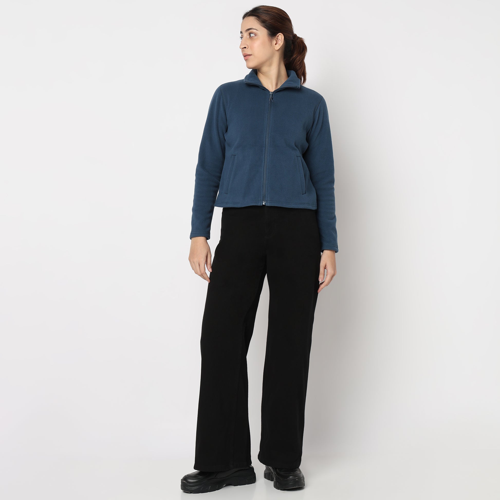 Premium Comfy Polair Fleece High Neck Jacket