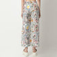 Relaxed Fit Graphic Ankle Length High Rise Palazzos
