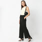 Relaxed Fit Solid Ankle Length High Rise Palazzos