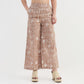Coastal Print Straight Palazzo