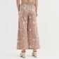 Coastal Print Straight Palazzo