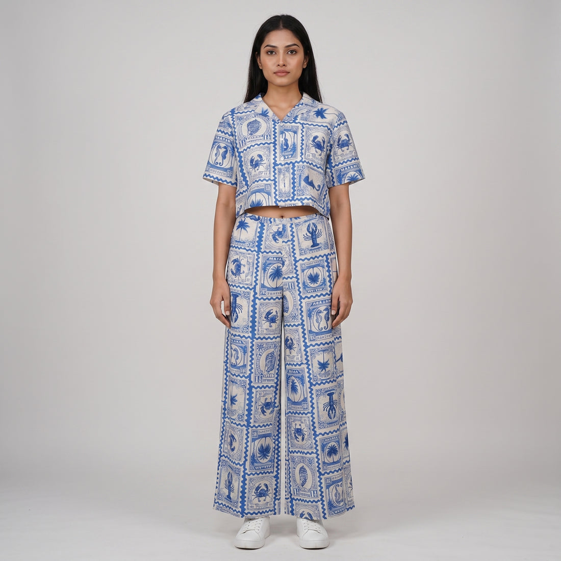 Printed High Rise Palazzo