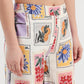 High Rise Tropical Print Palazzo
