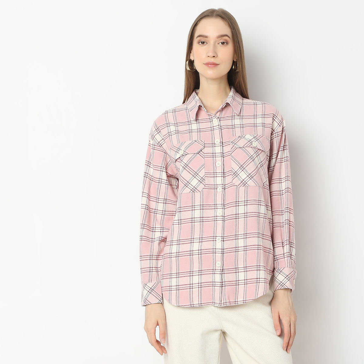 Oversize Checkered Shirt