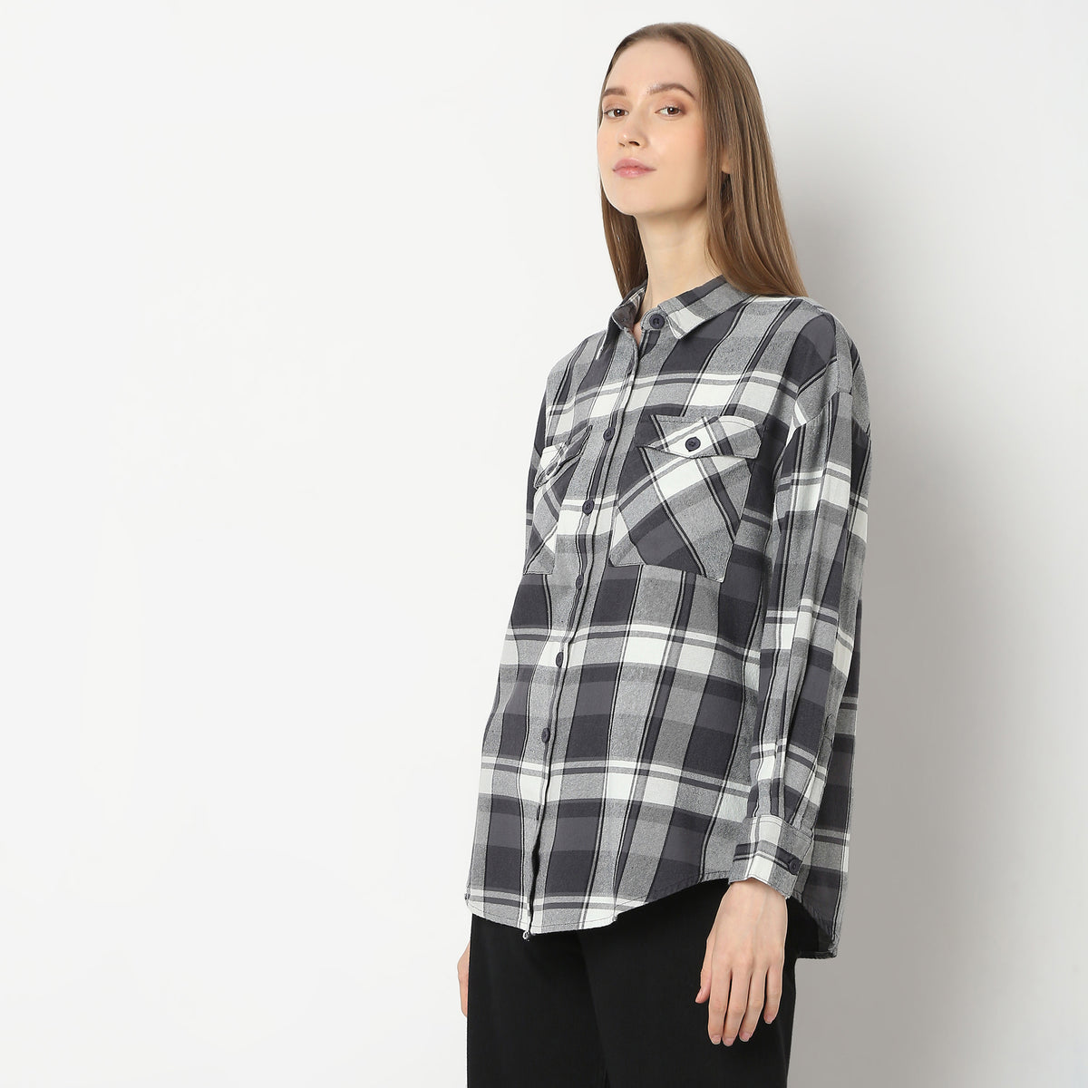 Oversize Checkered Shirt