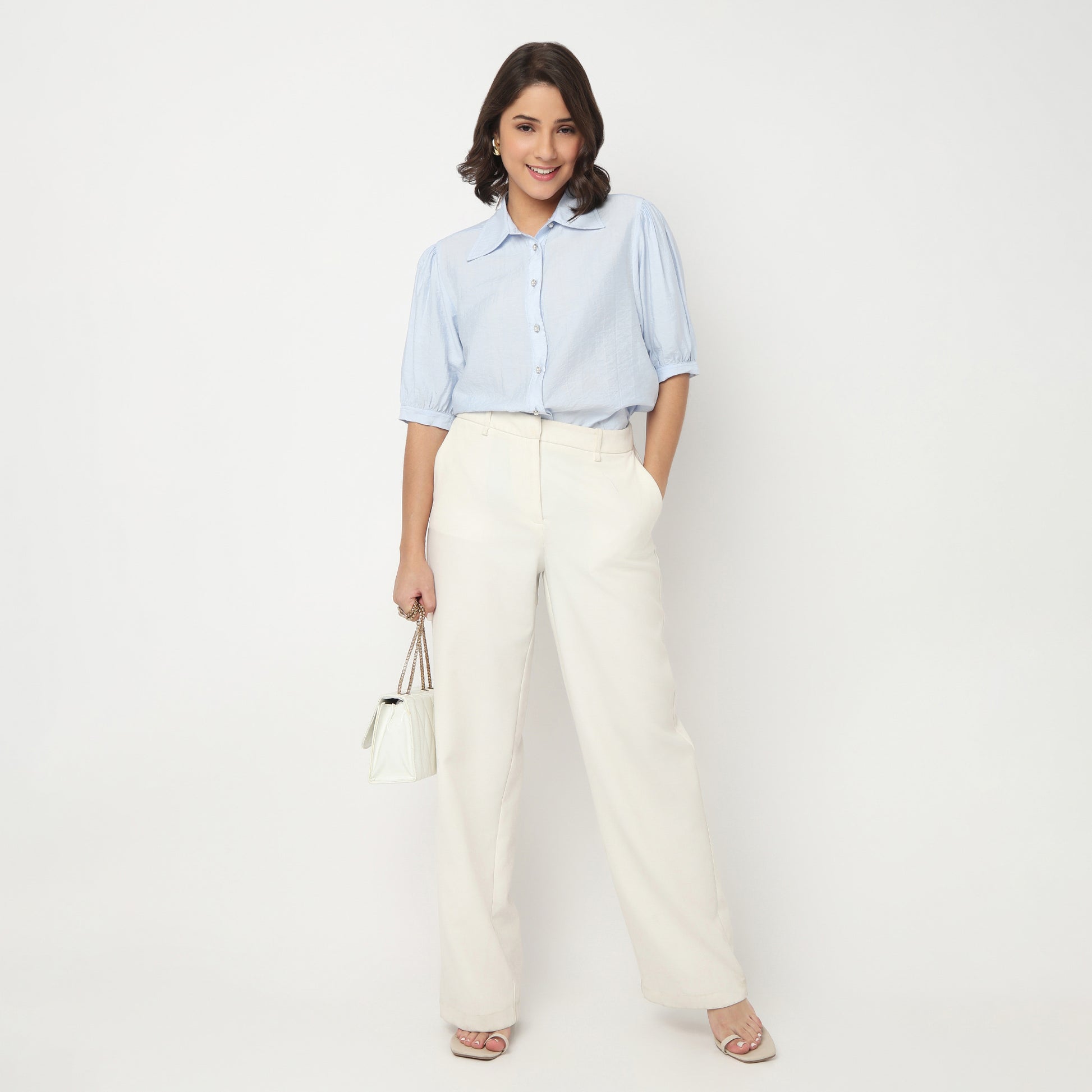Regular Fit Solid Shirt