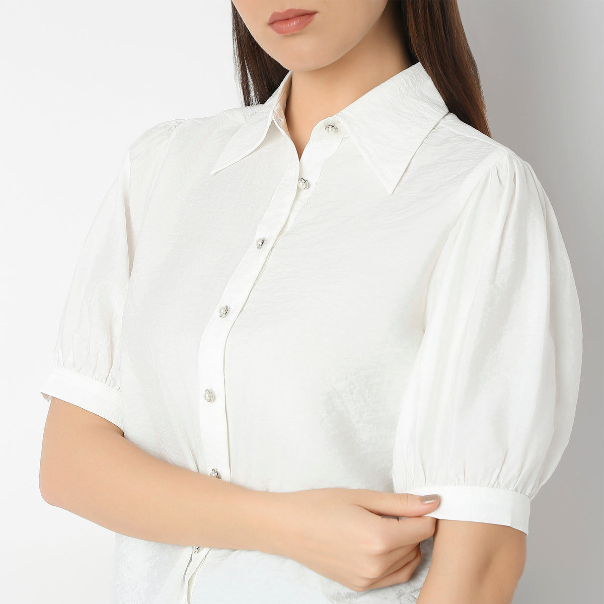 Regular Fit Solid Shirt