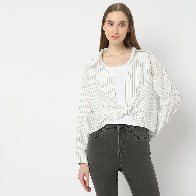 Regular Fit Striped Shirt