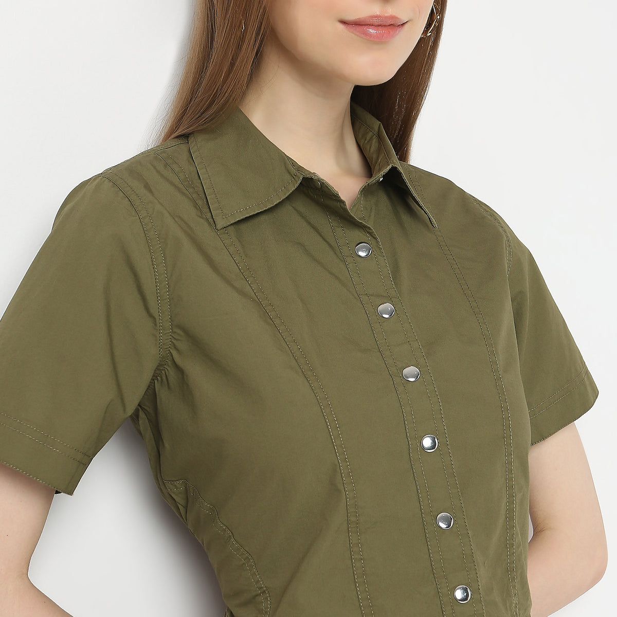 Regular Fit Solid Shirt