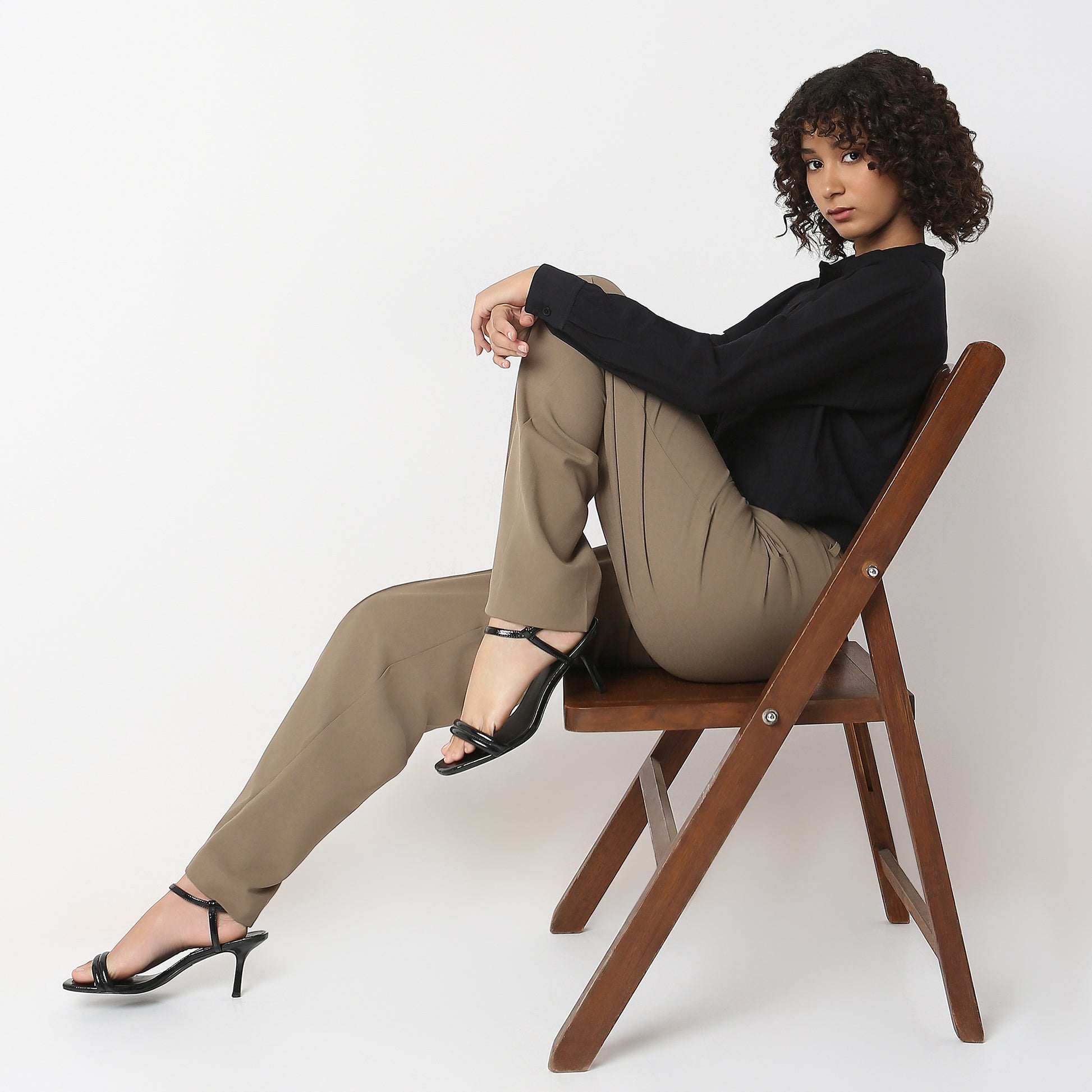 Boxy Fit Solid Shirt