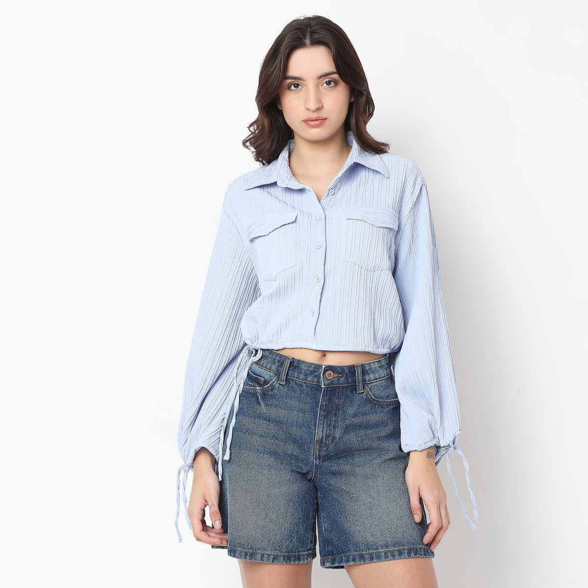 Regular Fit Solid Shirt