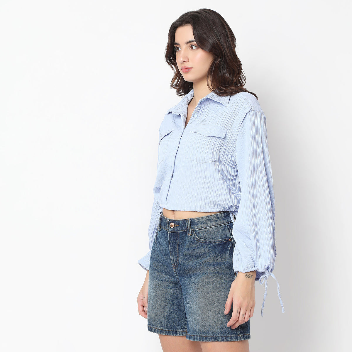 Regular Fit Solid Shirt