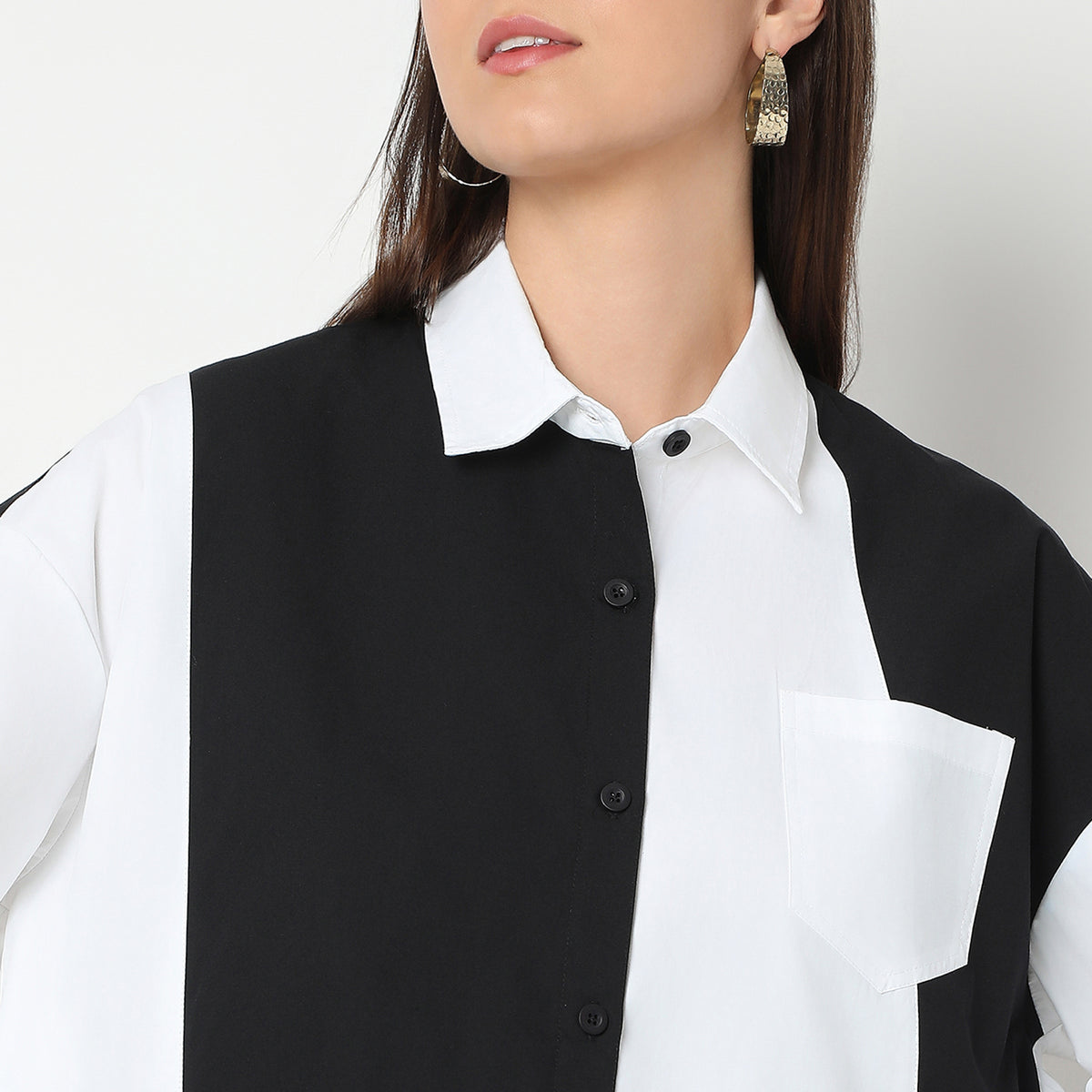 Regular Fit Solid Shirt