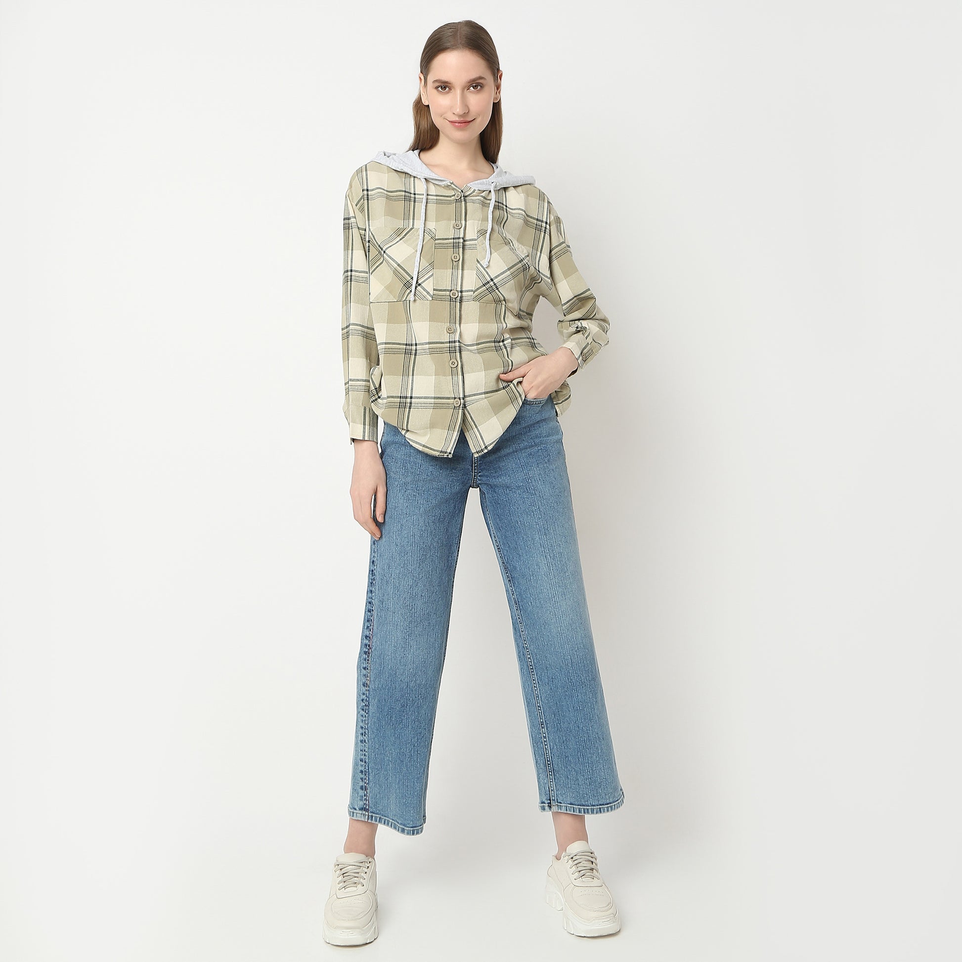Oversize Checkered Shirt