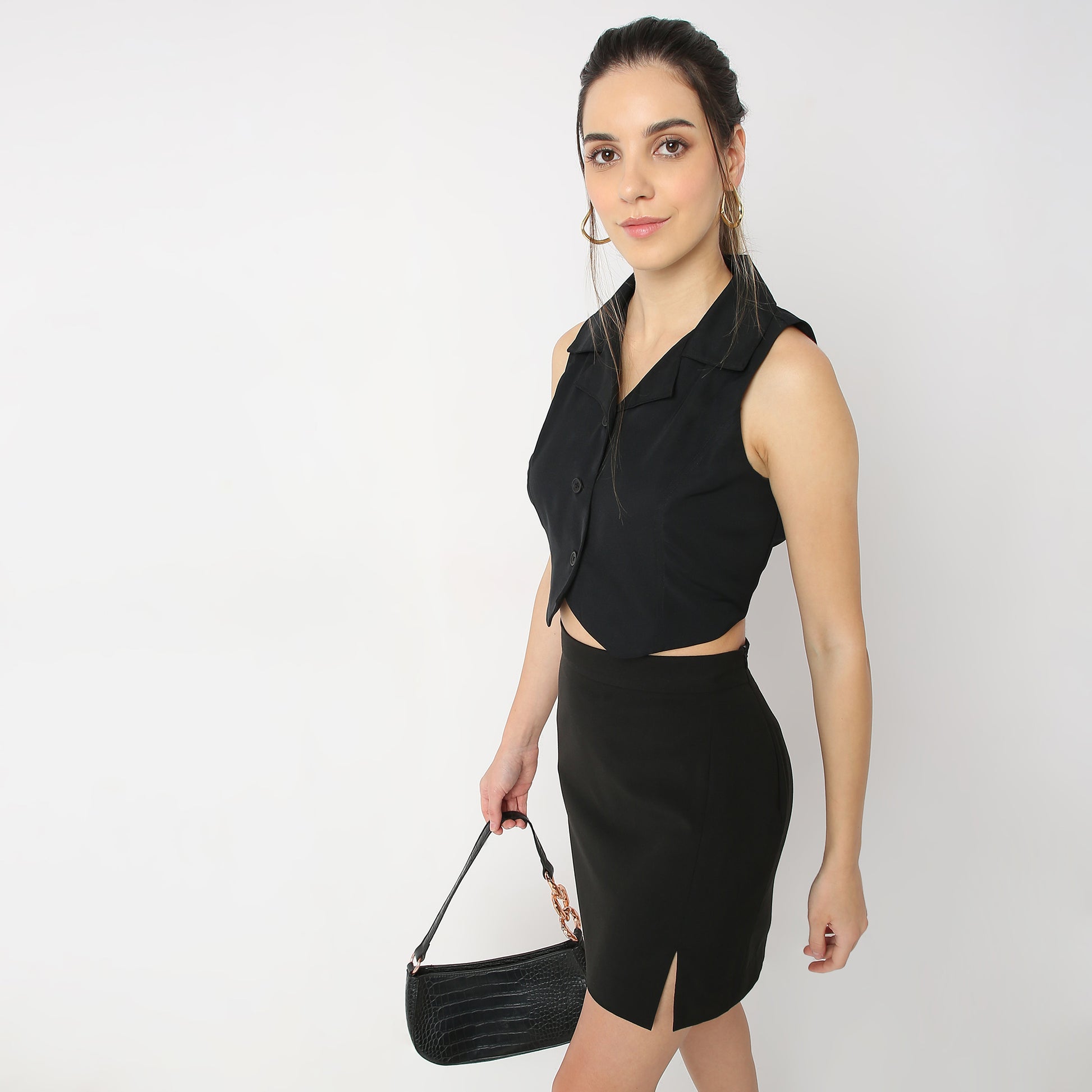 Slim Fit Solid Shirt