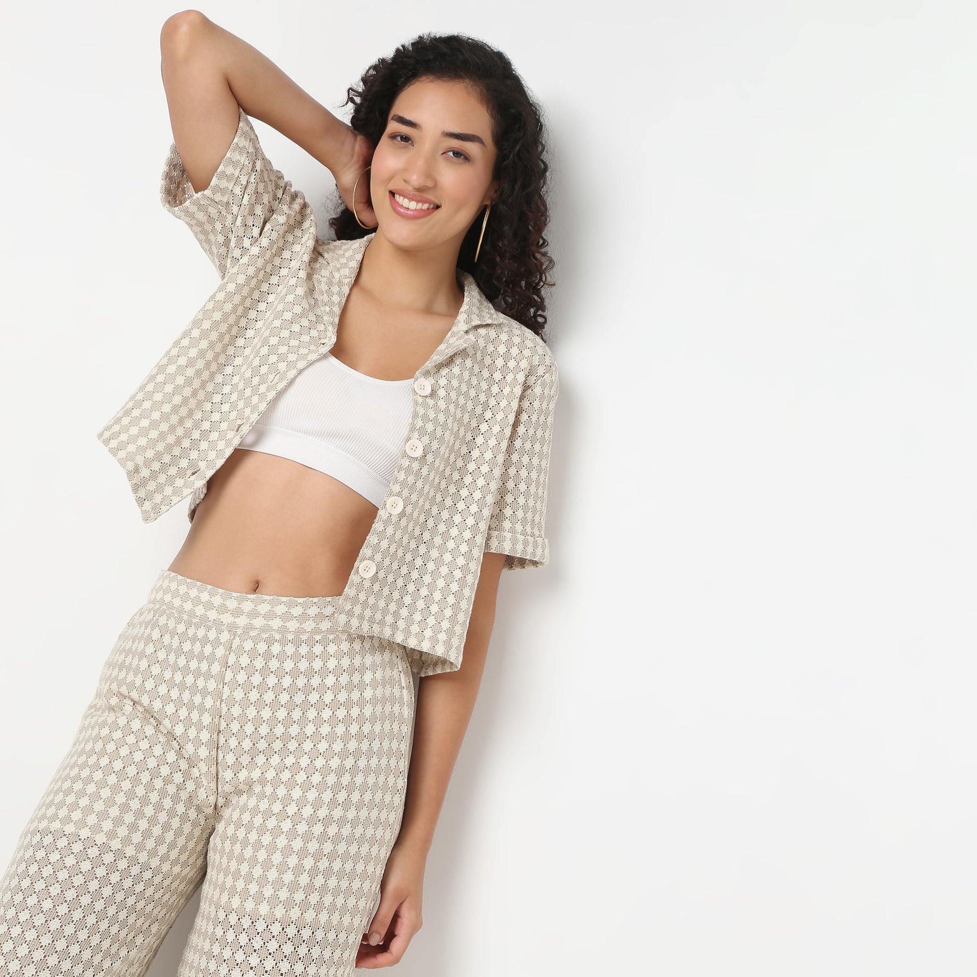 Betty Lapel Collar Regular Shirt.