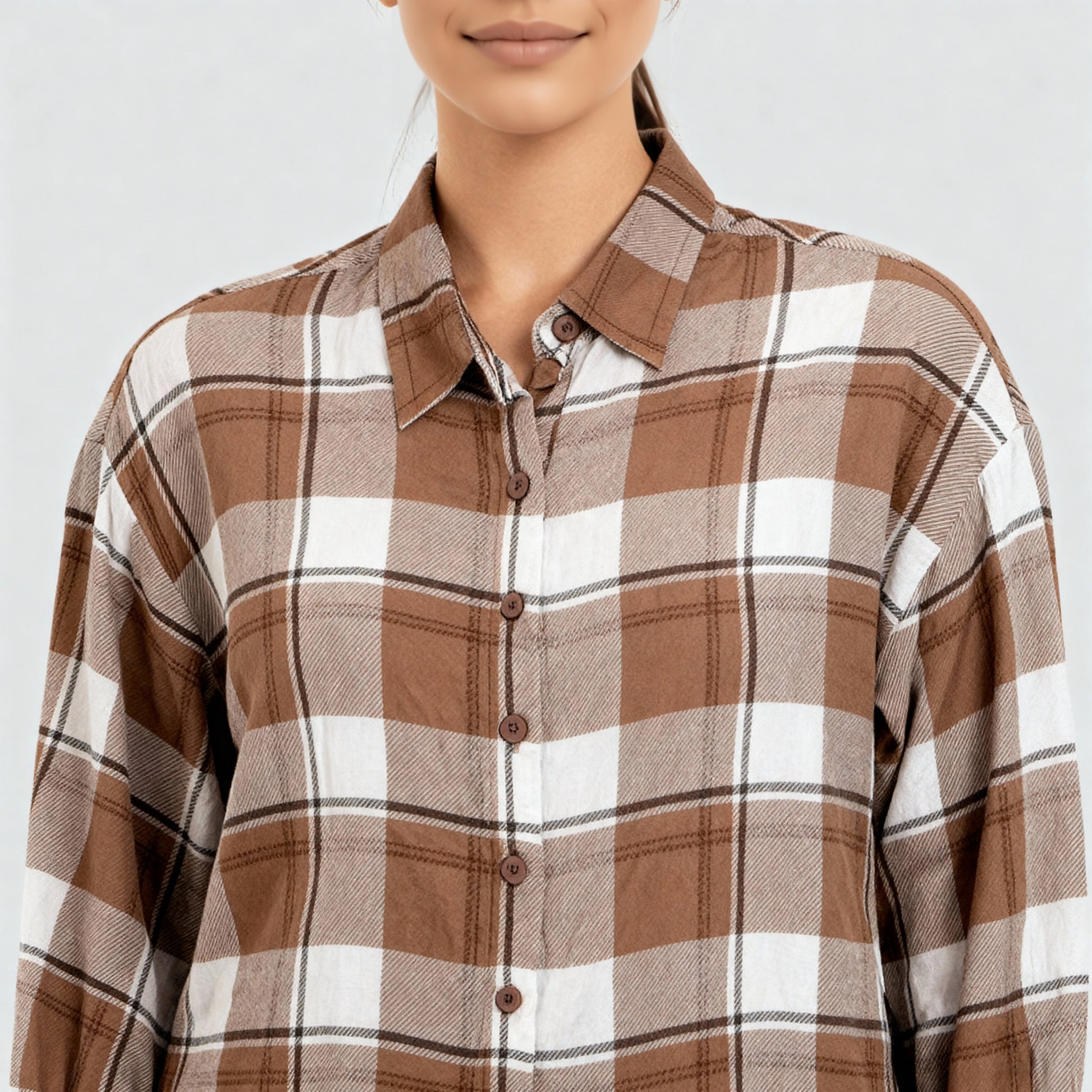 Oversize Checkered Betty Shirt