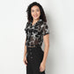 Buy Women Boxy Fit Floral Short Sleeve Shirt  - Style Union