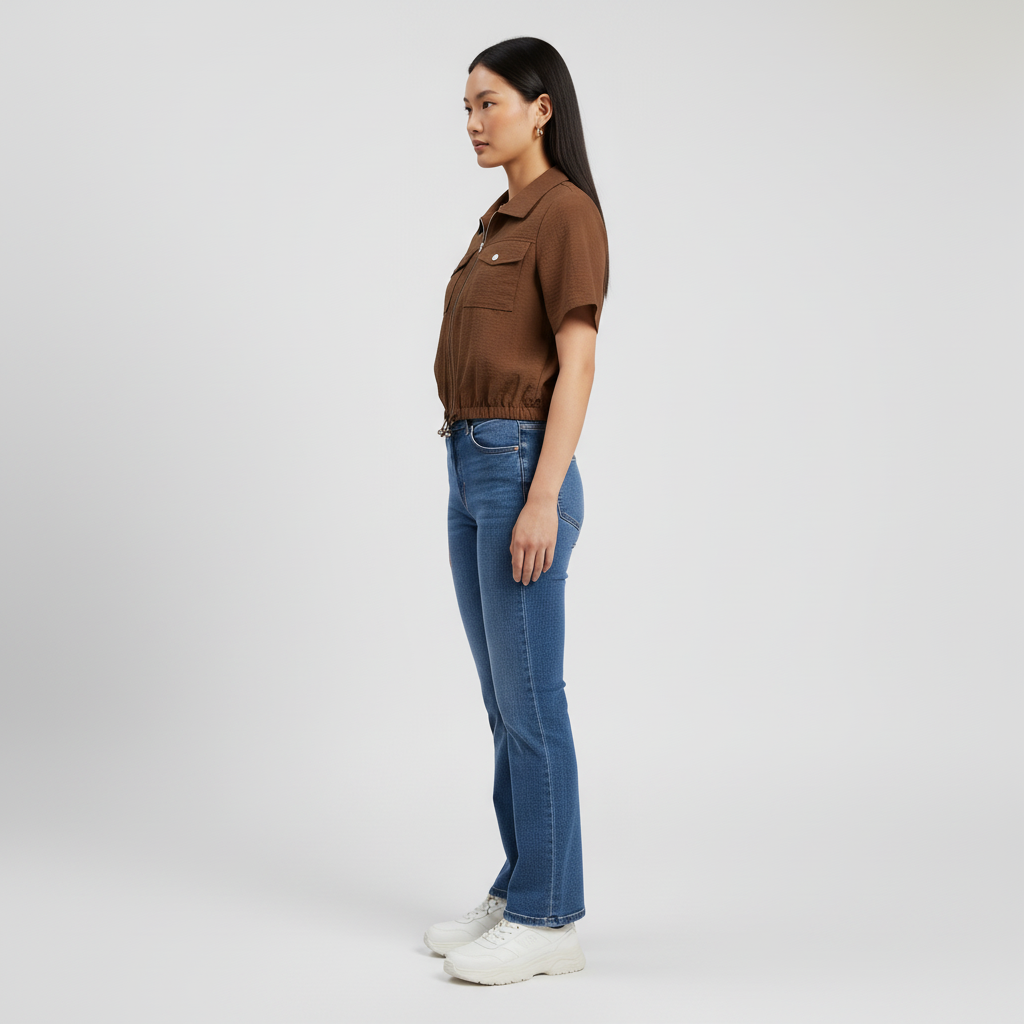 Cropped Boxy Shirt