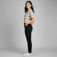 Cropped Boxy Checkered Shirt
