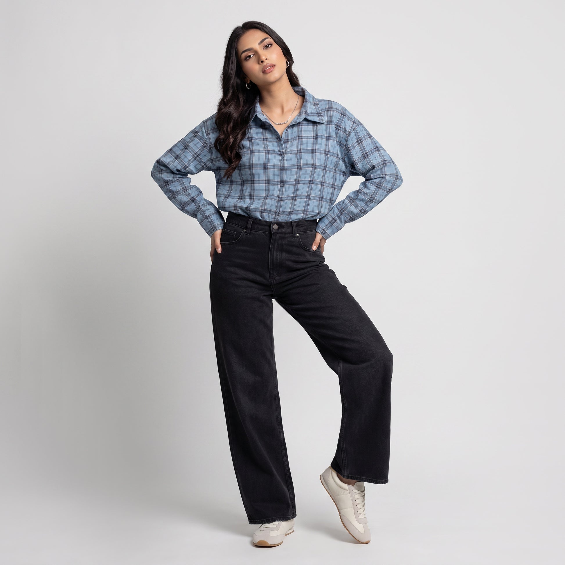 Cotton Checkered Shirt