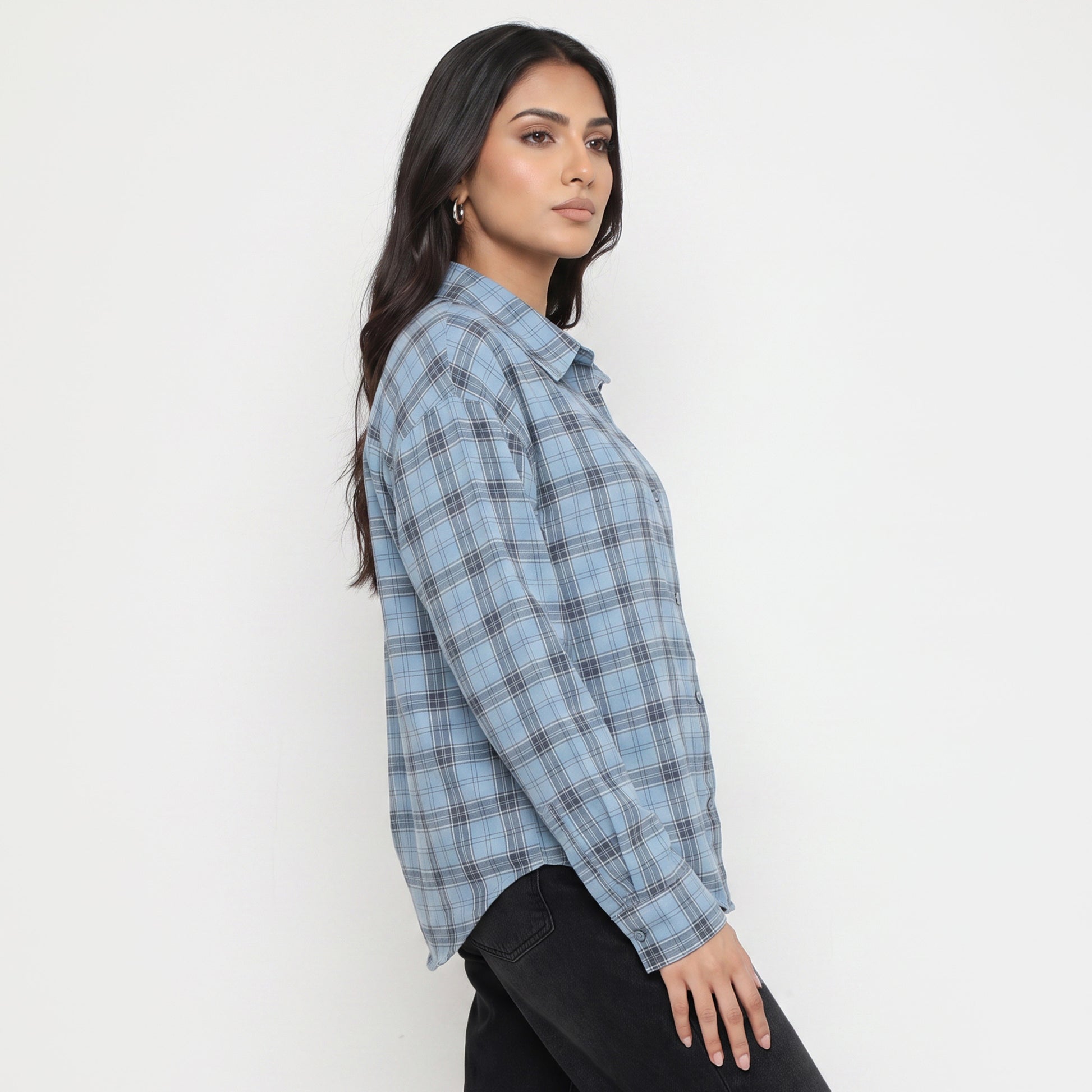 Cotton Checkered Shirt