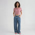 Smocked Cropped Shirt