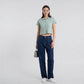 Knitted Solid Crop Shirt