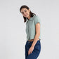 Knitted Solid Crop Shirt