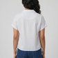 Striped Boxy Crop Shirt