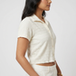 Structured Cropped Shirt
