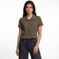 Structured Cropped Shirt