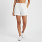 High Rise Cotton Shorts