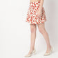 Flare Fit Printed Mid Rise Skirts