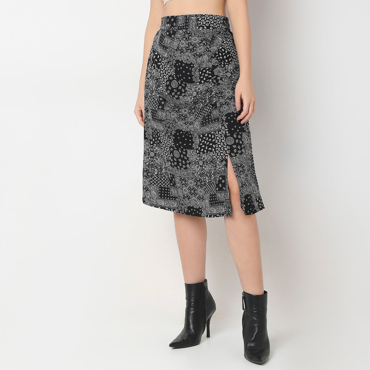 Relaxed Fit Printed Skirts