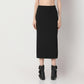 Slim Fit Solid High Rise Skirt