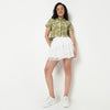 Buy Women Flare Fit Lace Short Length High Rise Skirt  - Style Union
