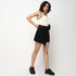 Buy Women Slim Fit Solid Short Length High Rise Skirt  - Style Union