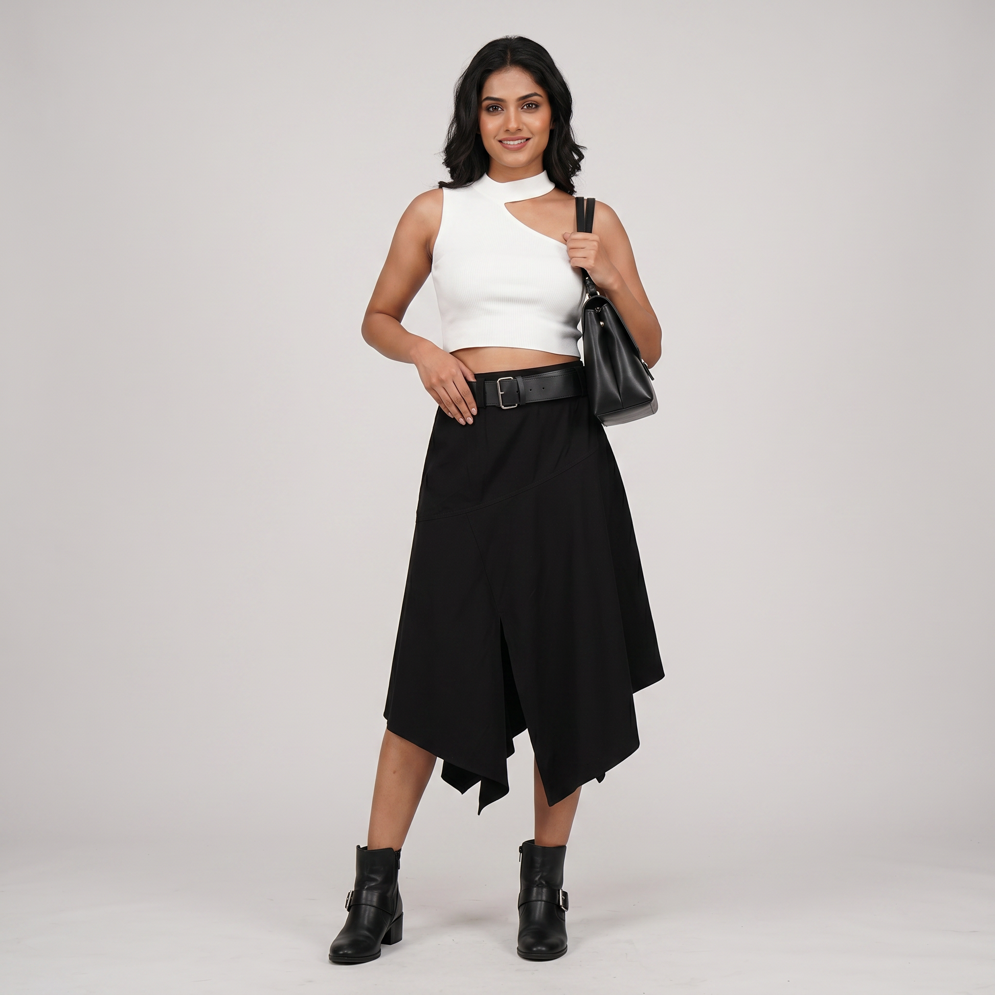 Flared Solid Skirt