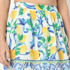 Printed Flared High Rise Skirt