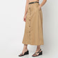 Cotton High Rise Skirt