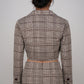 Slim Fit Checkered Skirt