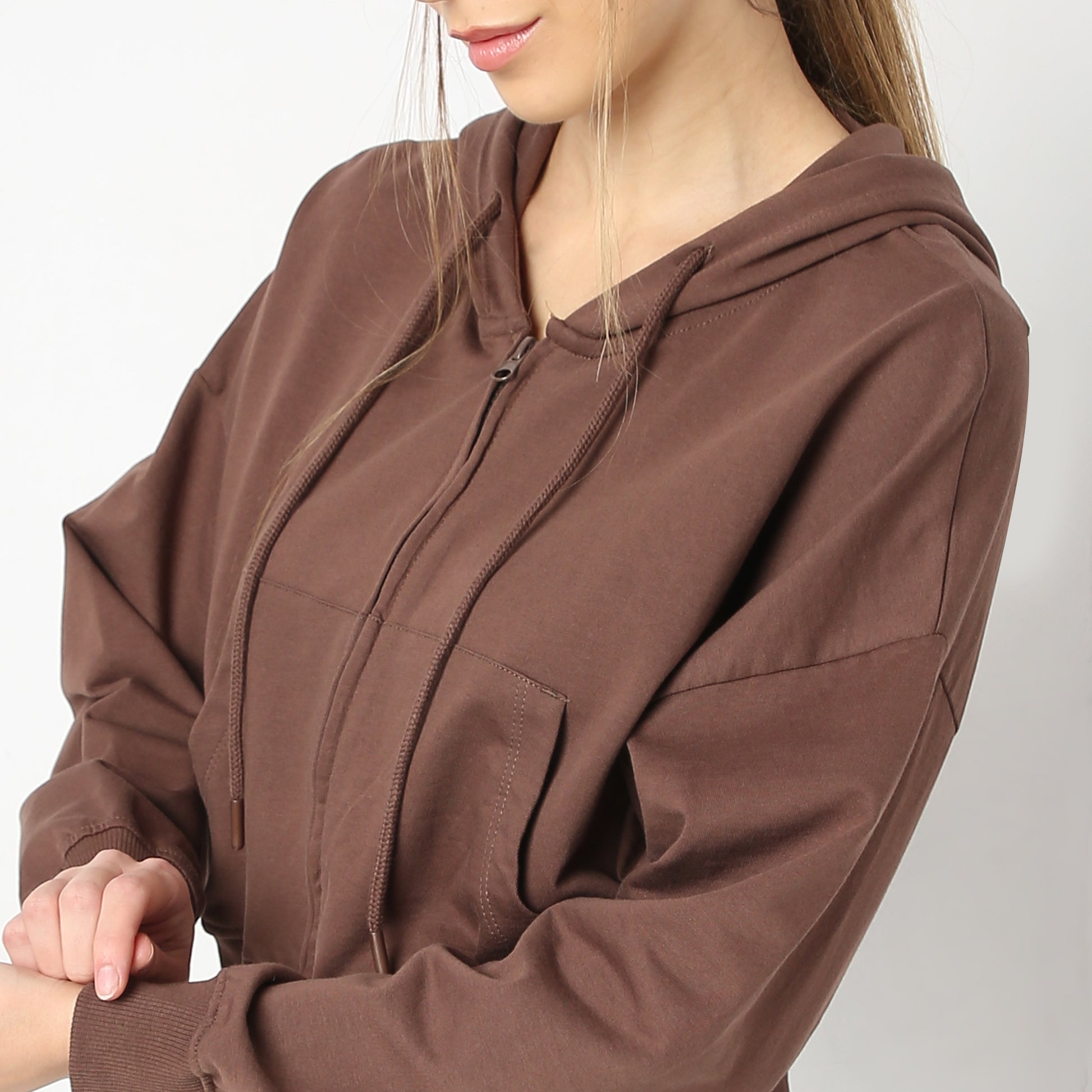 Regular Fit Solid Sweatshirt